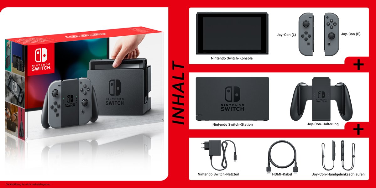 Nintendo Switch - Lieferumfang